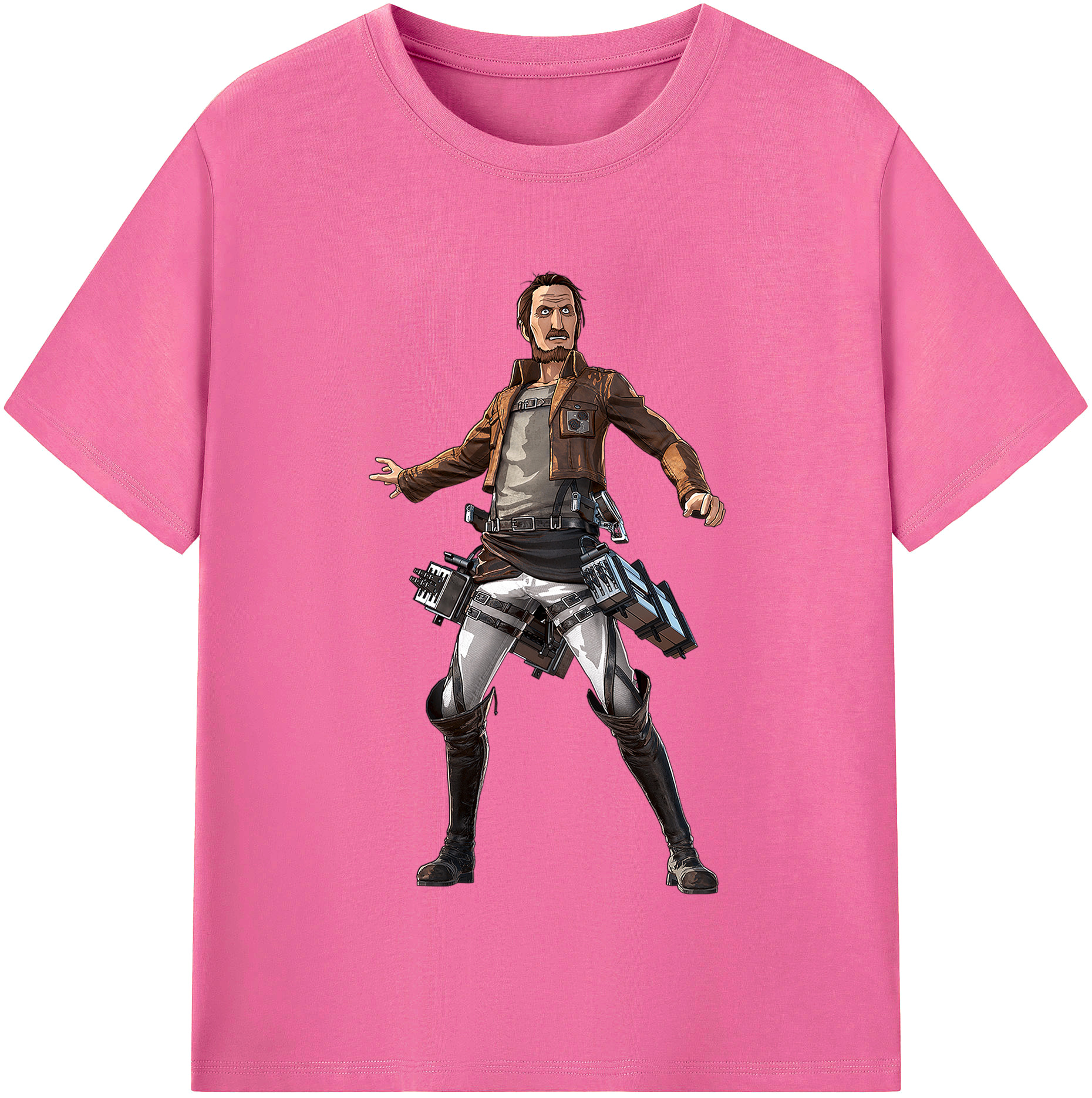 （画像用） 進撃の巨人 Attack on Titan レディースカジュアルプリントTシャツ（綿100％）
